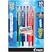 PILOT FriXion Color Sticks Erasable Gel Pens 10-pack of Assorted Colors (32454) Black, Gray, Hunter Green, Blue, Purple, Magenta, Salmon Pink, Red, Orange, Navy, Erase Mistakes without White Out