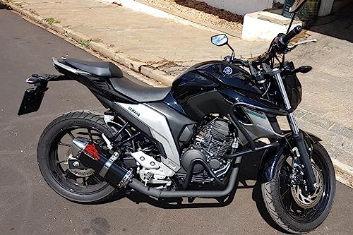 Escape/Ponteira Coyote TRS 2 Way Alumínio - Fazer FZ 250 ano 2018 em Diante - Polido