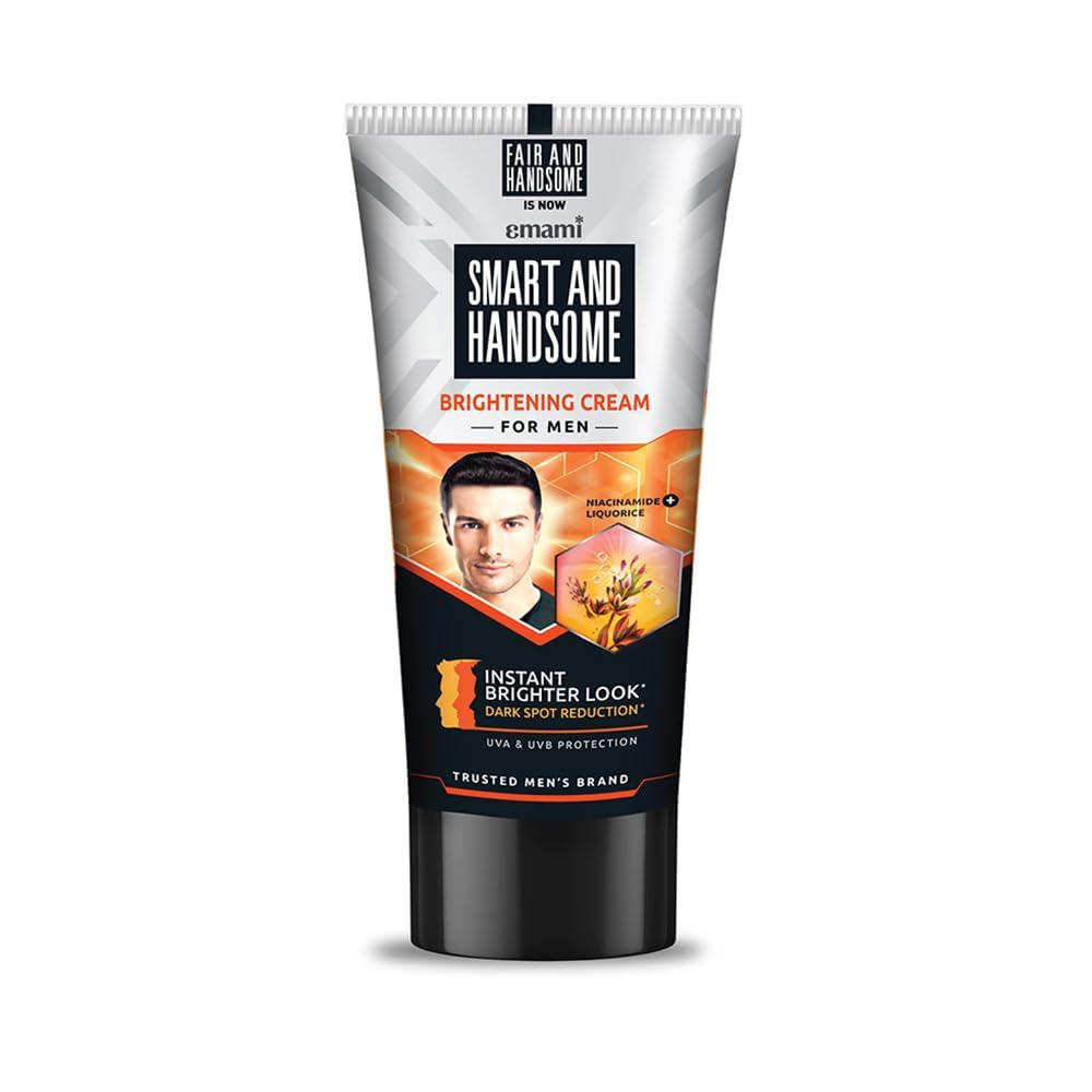 Smart & Handsome Face Cream for Men, Radiance Cream with Pro-Peptide, 60g, Pack of 2