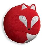 Leschi Kuschelkissen | 36948 | Der Fuchs Paco | 40 x 40 cm (für Sofa und Bett) Farbe: Feuer/Mitternacht