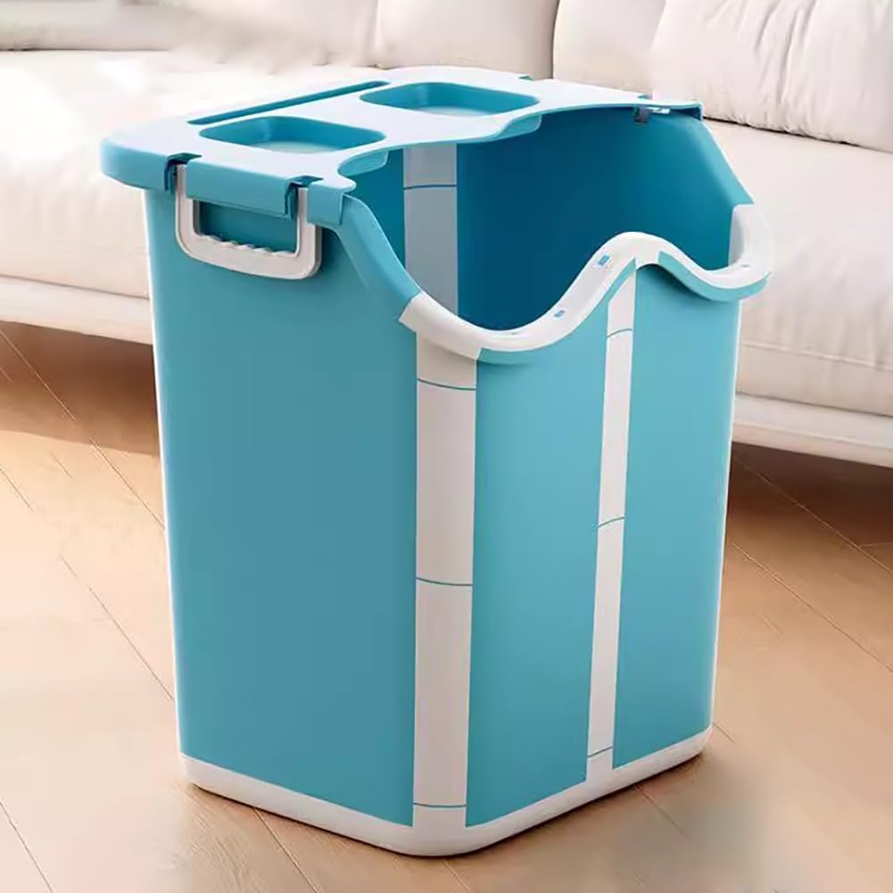 Secchio Immerso Per Bagno Di Grande Capacità, Secchio Pieghevole Pdice Portatile, Bagno Con Manico E Sfere Di Massaggio, Ciotola Spa Grande Per Il Piede, Bagno Di Plastica