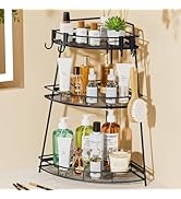 VITVITI 3 Tier Corner Bathroom Counter Organizer, Metal Bathroom Countertop Organizer Shelf Stora...
