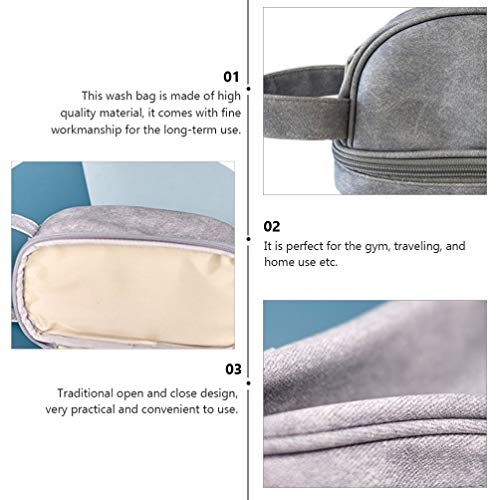 Hemoton Bolsa de Armazenamento de Cosméticos Organizador de Bolsa de Maquiagem Portátil Bolsa de Lav