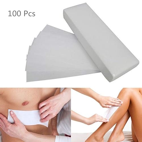 Miniatura 5 de ROSENICE 100pcs cera tiras papel profesional facial cuerpo depilación depiladora no tejida depiladora