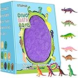 Dinosaur Bath Bombs for Kids with Toys Inside,Gentle and Kid Safe Bubble Bath Fizzies,Ages 3 4 5 6 7 8 9 Year Old Boys and Girls Gifts,Ideal Christmas and Birthday
