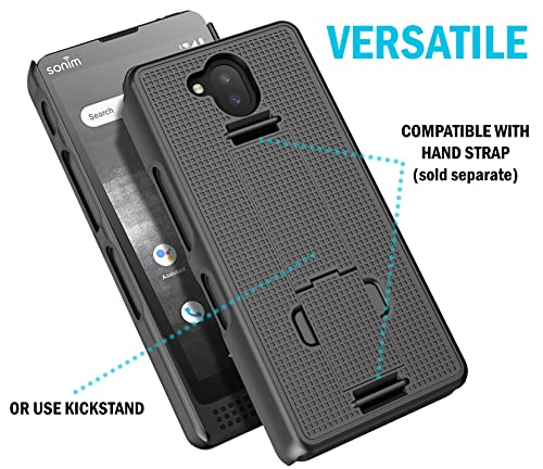 Nakedcellphone HOLCOM-XP10-BLACK Case With Clip For Sonim Xp10 5G thumb #3