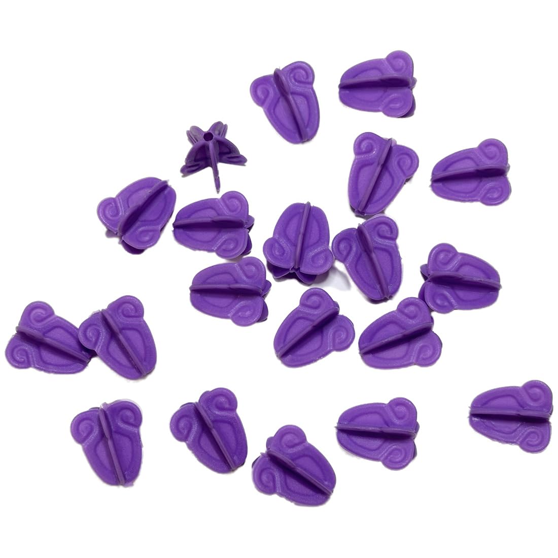 Amazon.co.jp: クラフトパーツ プラスチック 花材 クラウン フラワー