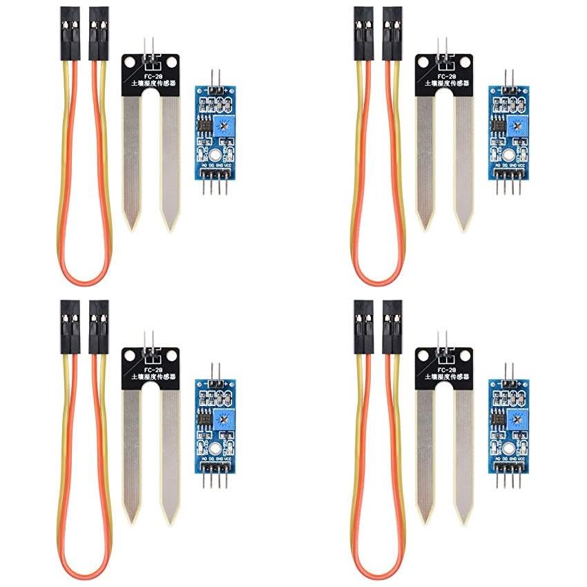 (4 pc) Pro3D Soil Moisture Meter, Soil Humidity Sensor, Water Sensor, Soil Hygrometer for Ardunio-image-36