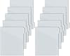 Koqye 5 Tab Dividers for 3 Ring Binder with Pockets, Plastic, Letter Size, Grey