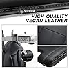Muslogy Center Console Armrest Cover Compatible with Chevy Silverado/Tahoe & GMC Sierra/Yukon 2007-2013 Comfort Armrest Pad Arm Rest Cushion Vegan Leather Protector 1-Inch Extra Thick(Jump Seat ONLY) #3