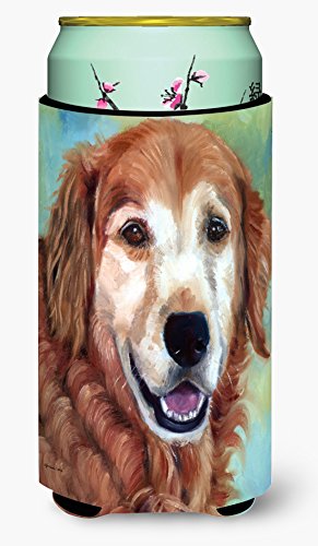 Caroline's Treasures 7383TBC Golden Retriver Good Boy Tall Boy Hugger Can Cooler Sleeve Hugger Machine Washable Drink Sleeve Hugger Collapsible Insulator Beverage Insulated Holder