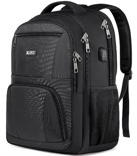 Zaino Uomo per PC Portatile 17,3 Pollici - Scuola Superiore Media Università, Porta USB,...