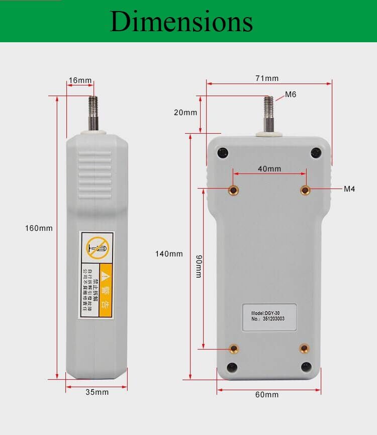 Fruit Hardness Tester, Produce Hardness Tester - Handheld Hardness Tester for Measuring Fruit Ripeness, 0.2-15 kg/cm2 Force Gauge, LCD Display - Testing Apples, Pears and Berries in The Field