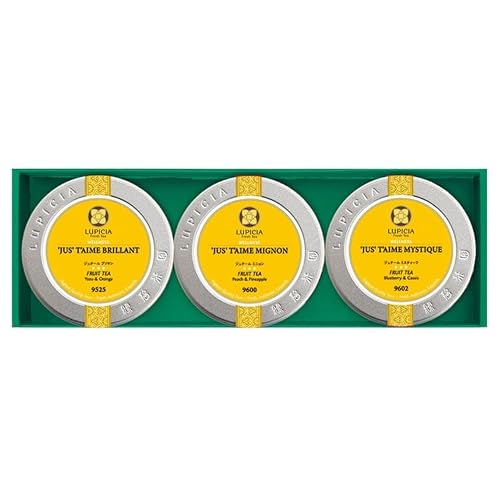 紅茶 ルピシア フルーツティー×3種 50g缶 BOX入り