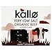 Price comparison product image Kallo Very Low Salt Organic Beef 6 Stock Cubes, 48g