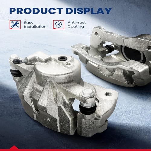 Image of KAX Disc Brake Caliper Assembly Fit for Honda, Acura, Isuzu Models - CR-V, Prelude, Odyssey, Accord, CL, TL, Integra, Oasis, Automotive Replacement Brake Caliper, Front Right Passenger Side