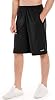 LEAO Men's Basketball Shorts with Zipper Pockets Quick Dry Loose-fit Sports Workout Running Shorts