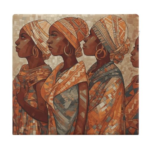 LZQPOEAS Africa Ethnic Pottery Chair Cushions for Dining Chair Removable Slip Resistant Seat Cushion Memory Foam Bar Stool Cushions Soft Comfortable Square Floor Cushion for Adult 15x14In
