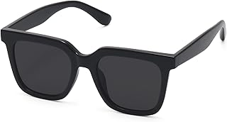 Large Square Sunglasses Trendy Polarized Sunglasses for Women Men Classic Retro Style UV400 Protection