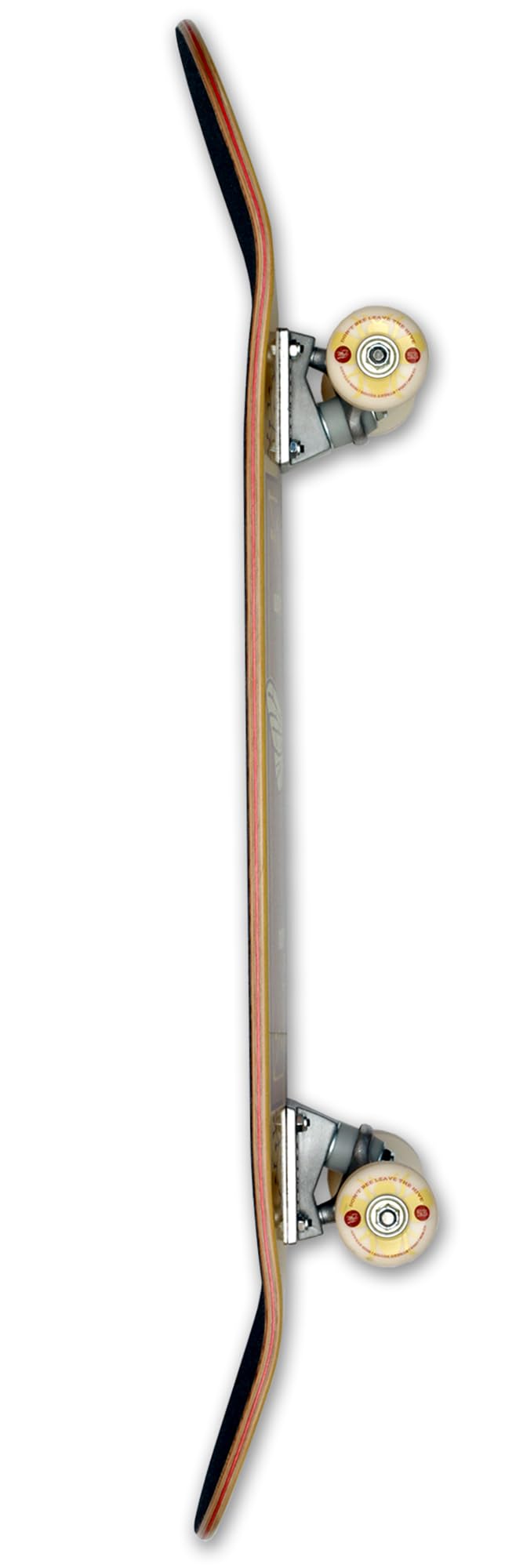 Mob Skateboards Bee 8.0 - Komplettboard 31 x 8 Zoll - Holzbrett aus 7 Schichten Ahornholz - fertig montiert - Skateboard für Jugendliche, Erwachsene, Anfänger und Profis - Gelb