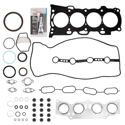 Image of Torchbeam Engine Cylinder Head Gasket Set for Toyota Camry 2002-2006, RAV4 2001-2005, Highlander 2001-2007, Scion tC 2005-2006,Solara 2002-2006, for 2.0L 2.4L 16v DOHC 2AZFE, HS26232PT,HSTO058,ES71183