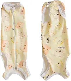 Roupa Gato Pós Cirúrgica Castração (Urso - Fêmea, 3)