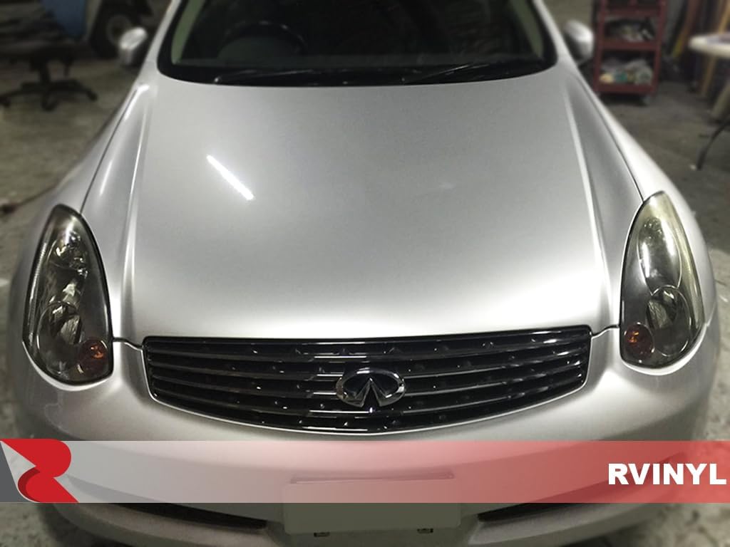 Avery Dennison SW900 803-M Gloss Metallic Silver Supreme Wrapping Film Vinyl Vehicle Car Wrap Sheet Roll - (24" x 60")