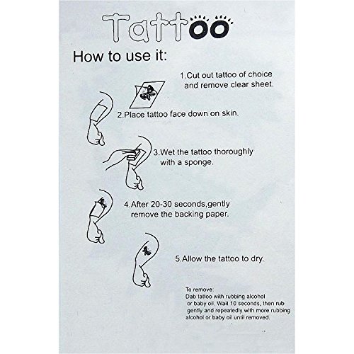 Mapofbeauty Cool Tribal Armband Waterproof Temporary Tattoo Body Art Sticker 2 Sheets Per Pack #TOP1