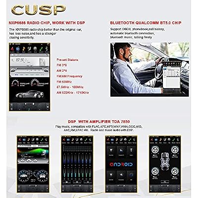 12.1 inch Vertical Screen Car Stereo Radio GPS Navigation for GMC Yukon Sierra Chevrolet Tahoe Suburban Android 4G+64G Car Play Auto (PX3 Quad core 2G+32G)