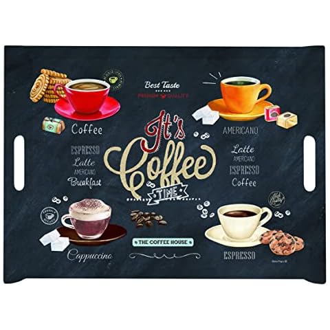 Dekoria Easy Life - Bandeja con asas de porcelana multicolor Cover