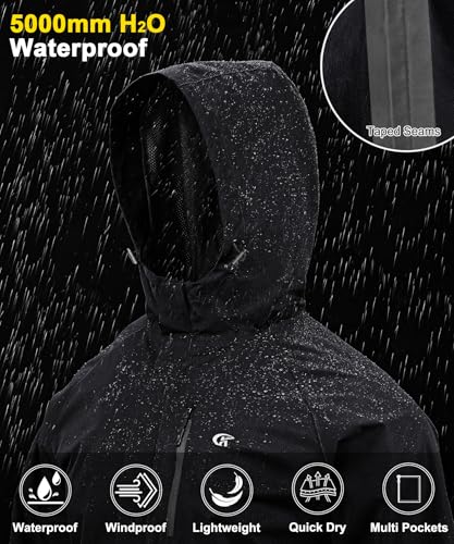 Veste imperméable homme coupe-vent softshell de pluie