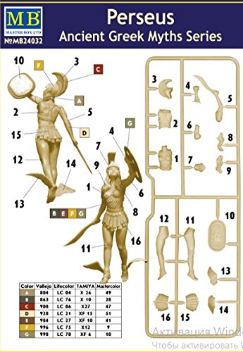 Masterbox Kit Modelo Perseus 1/24 Serie Mitos Griegos Antiguos miniatura 3