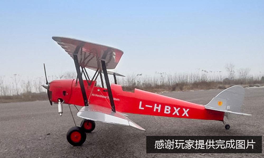 DW Hobby RC samolot 4CH radio zdalnie sterowane elektroniczne i gazowe samolot De Havilland DH82a tygrys mole dwupłaszczyzna rozpiętość skrzydeł 1400 mm drewno balsa zestaw do budowania samolotu + system zasilania + pokrycie S0904B