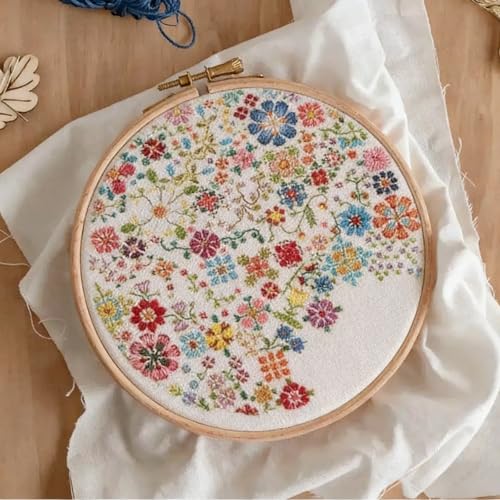 Kit de point de croix raffiné pour des projets de décoration soignés