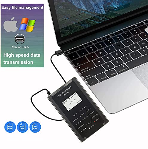 32Gb Telephone Recorder, Landline Phone Call Recorder For Analog/Digital Telephone Lines System, Automatic Telephone Recording Device, Auto Answering Machine #TOP6