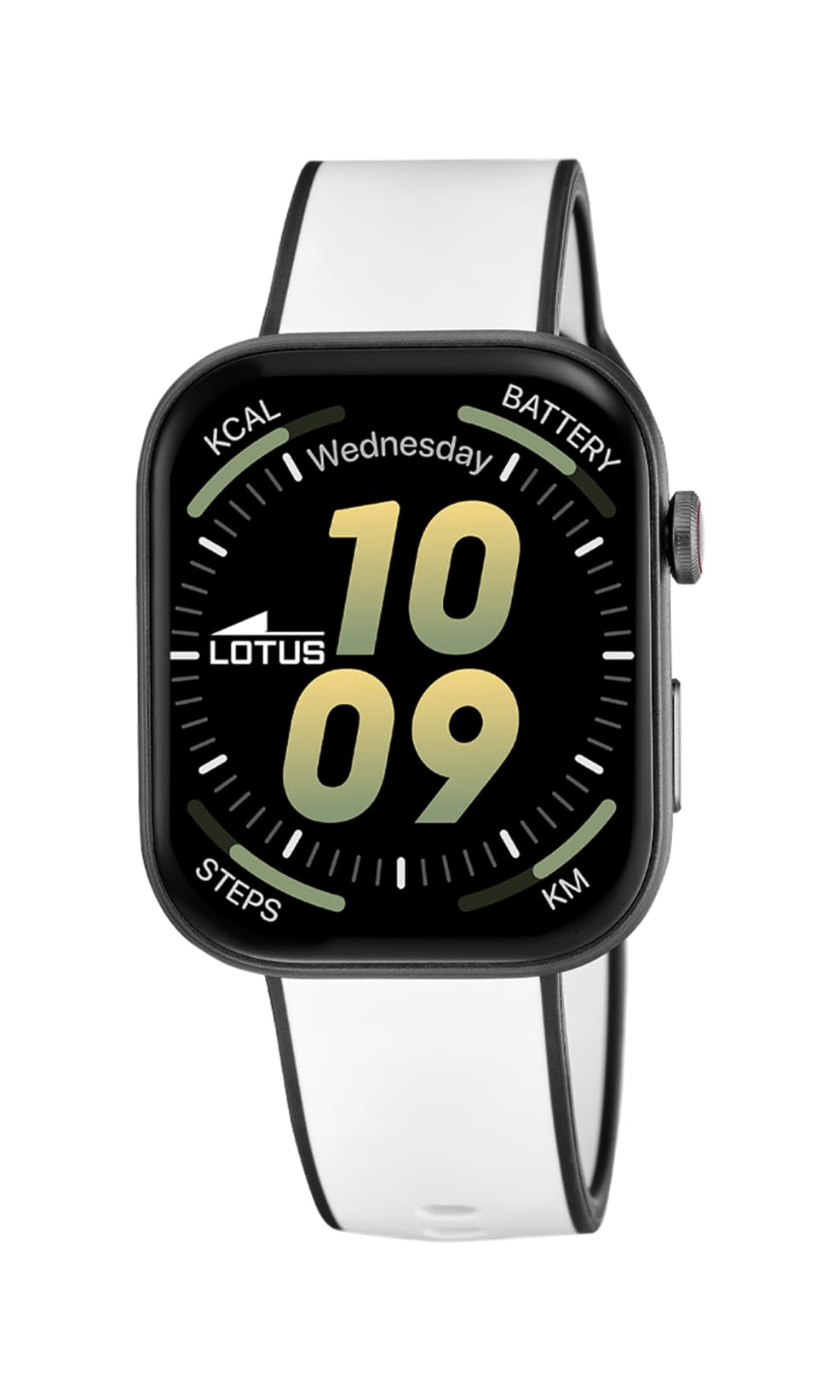 LOTUS LOTUS Smartwatch Men Women – Unisex Smartwatch White Rubber – Voice AI, Music Control, Step and Calorie Count, Phone, Multi Sports, Heart Rate, Sleep Monitor 50214/2