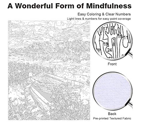 SHOMEY Dipingi con i Numeri Strada Kit di Pittura