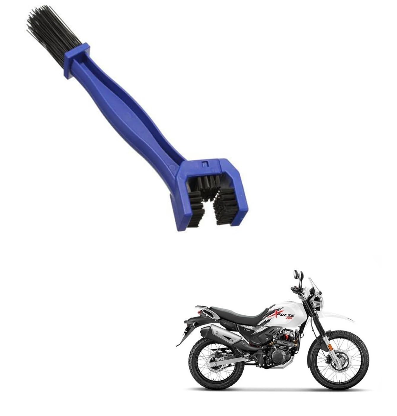 Auto Addict 3 Side Multi-Purpose Bike/Cycle Chain Cleaning Brush, Gear Cleaning Brush Tool for Hero X Pulse 200-image-40