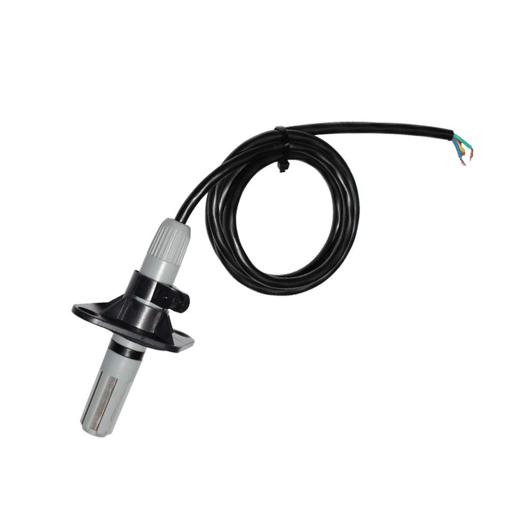 Taidacent Duct Type Industrial Use Humidity and Temperature Sensor Transmitter RS485 Modbus RTU Analog Current Voltage 4~20mA 0~5V Output Optional (0-5V Temperature and Humidity)