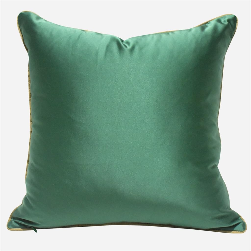 HBJWOV Green Geometric Design Abstract Hotel Model Room Pillow Cover Living Sofa Bedroom Cushion