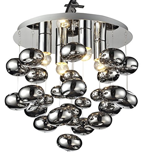 Preisvergleich Produktbild Lampex Hängelampe Tivoli 4, Metall E27, schwarz