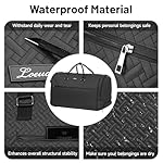 93L Carry on Garment Duffle Bag with Wheels, Folding Convertible Rolling Garment Bag for Travel with Shoes Compartment, Wheeled Waterproof Suit Bag Travel for Men Women - Image 4