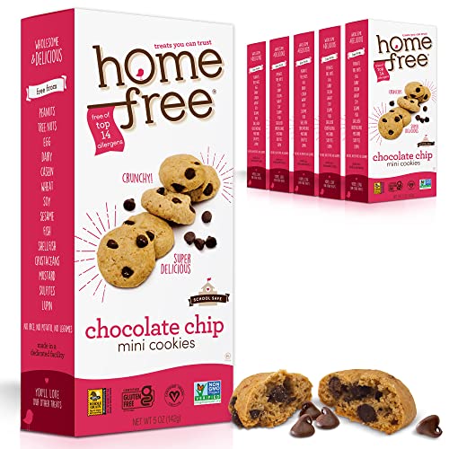 Homefree Chocolate Chip Mini Cookies, 5 oz (Pack of 6)