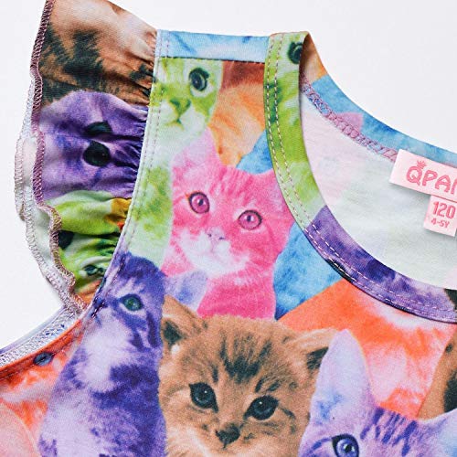 Image of QPANCY Nightgown for Girls Princess Nightdress Cotton Sleepwear Pajamas Dress