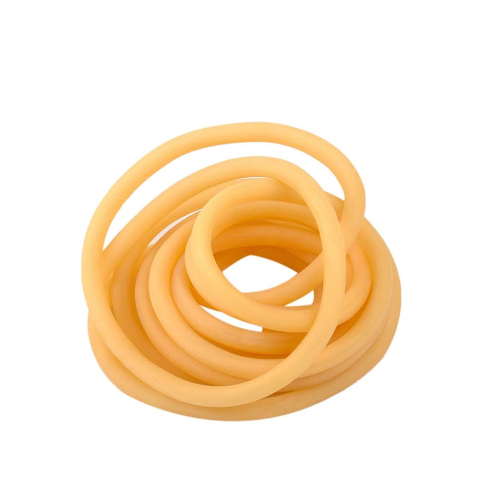SKYPRO Tubo da 3 m, in lattice naturale, nastro chirurgico, tubo di gomma, fionda elastica, ID 2 mm, diametro esterno 4 mm