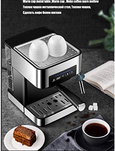 GLJTUO Kaffeemaschine Kaffeemaschine, 1350 W/20 Bar/1,6 L Italienische Kaffeemaschine, Elektrische Halbautomatische Kaffeemaschine Mit Hohem Druck, Dampfmilchaufschäumer Für Den Haushalt Mit Zugblume – Bild 5
