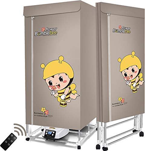 LNLN Secadora de roupas, armazenamento dobrável, secador de ar quente interno, esterilização de guar