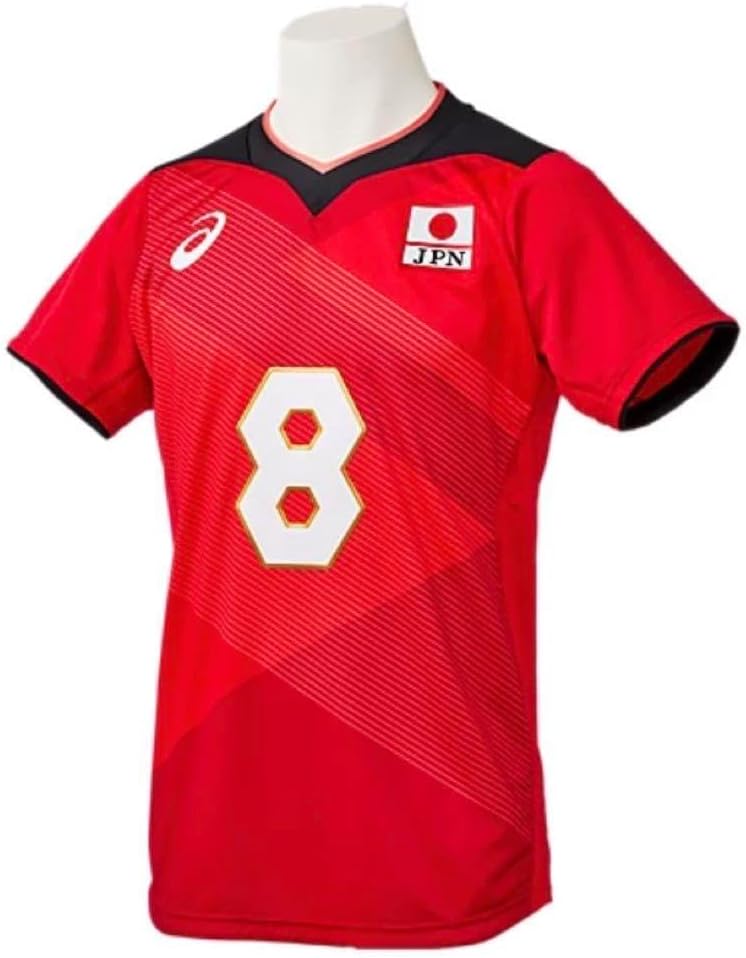バレーボール 男子日本代表 オーセンティックシャツ レッド 柳田将洋 M
