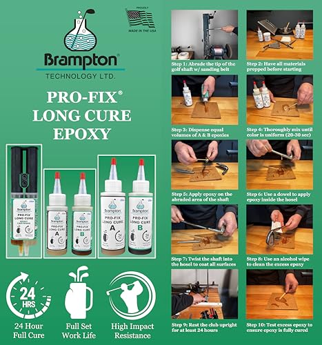 image for BRAMPTON TECHNOLOGY, LTD. Brampton PRO-FIX Long Cure Golf Epoxy - Full