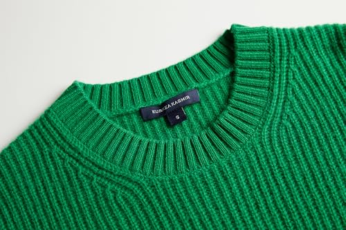 Image of EURKEA Women's Cashmere Blend Crewneck Sweater Soft Warm Winter Pullover | Cashmere Blend, Breathable, Non-itchy, Classic Crewneck, Regular Fit, Office, Weekend, Travel